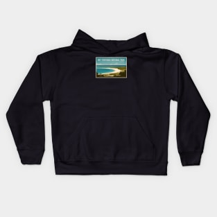 Dry Tortugas Vintage Landscape Kids Hoodie